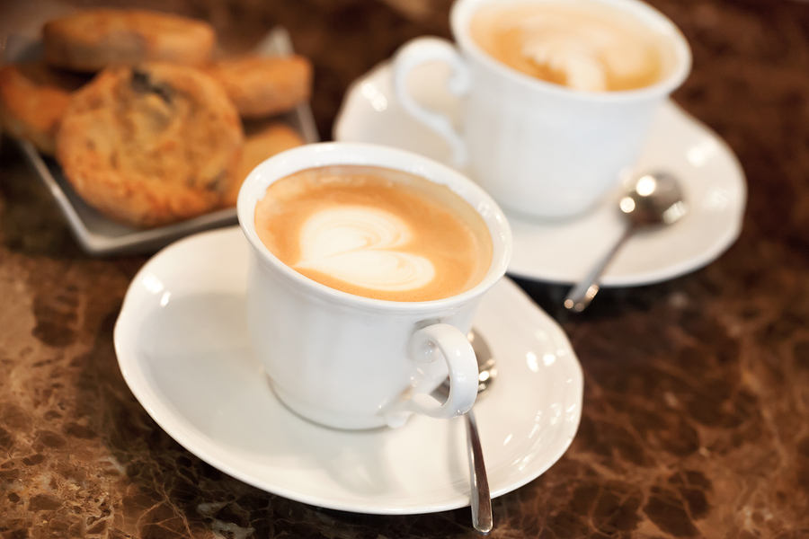 Two-White-Cups-Of-Cappuccino
